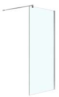 Душевая перегородка Azario CHICAGO Walk-in 1000x1950 прозрачное стекло 8 мм, цвет профиля серебро (A